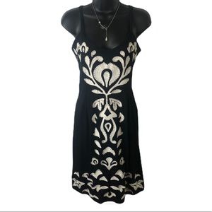 International concepts INC black & white dress – L